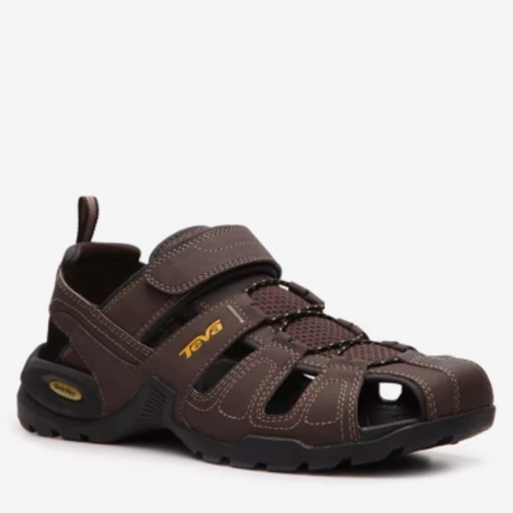 Teva Forebay Fisherman Sandal gray size 8 outdoor hiking casual vacation camp